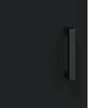 vidaXL Credenza Nera 34,5x34x180 cm in Legno Multistrato