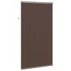 vidaXL Tenda Veneziana Marrone Scuro con Motivo 213 x 110 cm PVC