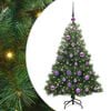 vidaXL Albero di Natale artificiale Verde 120 cm PE e PVC