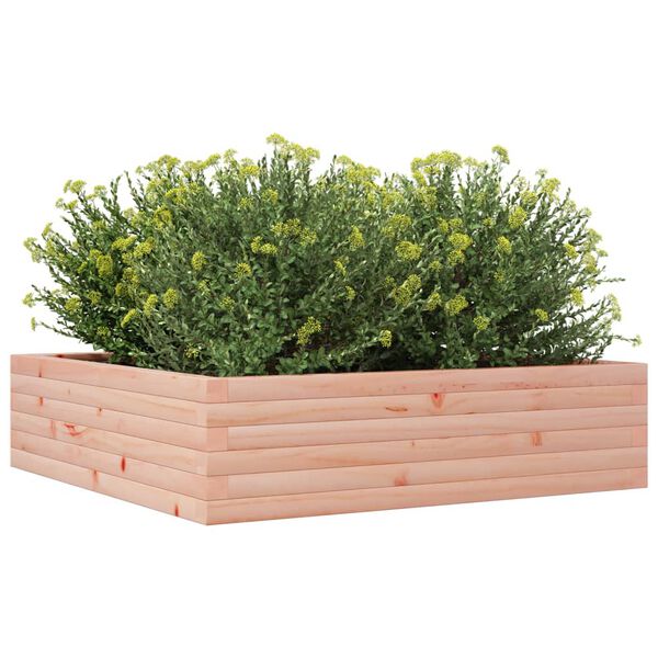 vidaXL Fioriera da Giardino 90x90x23 cm in Legno Massello di Douglas
