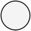 vidaXL Specchio da Parete Nero &Oslash; 20 cm Rotondo