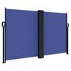 vidaXL Tenda da Sole Laterale Retrattile Blu 140x600 cm