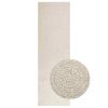 vidaXL Tappeto ZIZUR Crema 80x250 cm Aspetto Iuta Interni ed Esterni