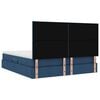 vidaXL Letto con contenitore e materasso Blu 160 x 200 cm Poliestere