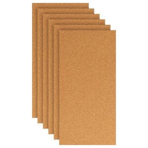 vidaXL Foglio di Sughero 6 pcs Marrone 100 x 50 cm Sughero
