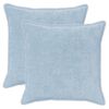 vidaXL Federa 2 pz HOUTEN Azzurro 80 x 80 cm