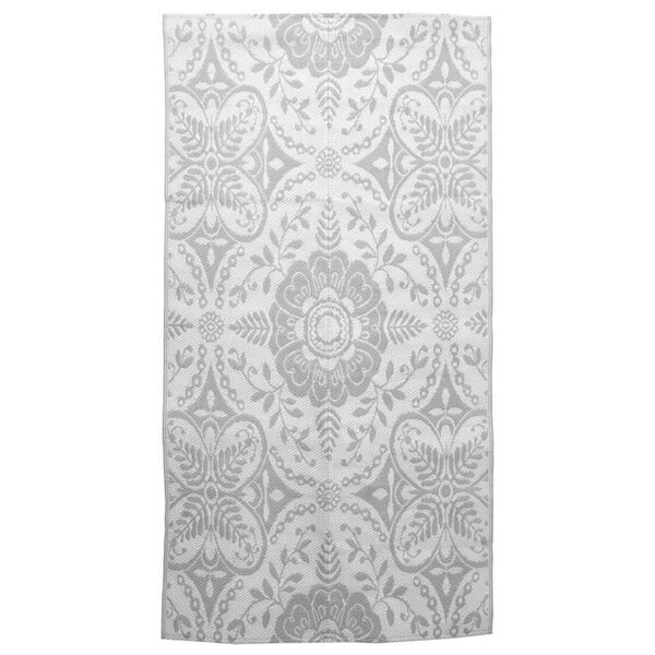 vidaXL Tappeto da Esterni ARAKIL Grigio Chiaro 160x230 cm in PP