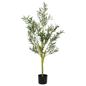 vidaXL Albero Ulivo Artificiale 450 Foglie 120 cm Verde