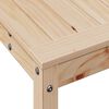 vidaXL Tavolo Invaso con Ripiano 82,5x35x75 cm Legno Massello di Pino