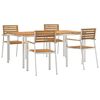 vidaXL Set da Pranzo per Giardino 5 pz