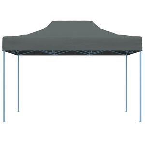 vidaXL Gazebo Professionale Pieghevole 3x4m in Acciaio Antracite