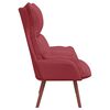 vidaXL poltrona Rosso Vino 69 x 74 x 93 cm Pelle Artificiale