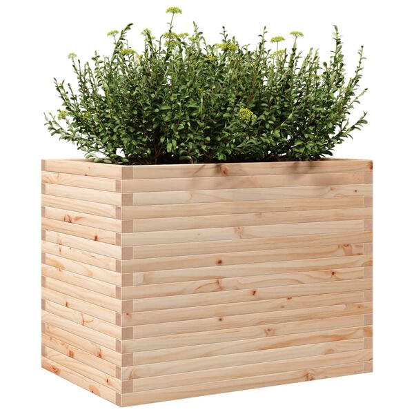 vidaXL Fioriera da Giardino 90x60x68,5 cm in Legno Massello di Pino