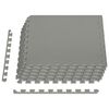 vidaXL Tappetino per piscina 6 pcs Grigio 2,16 m&sup2; Schiuma EVA