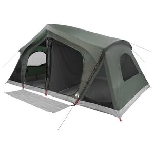 vidaXL Tenda Capanna con tetto Verde militare 480 x 273 x 205 cm