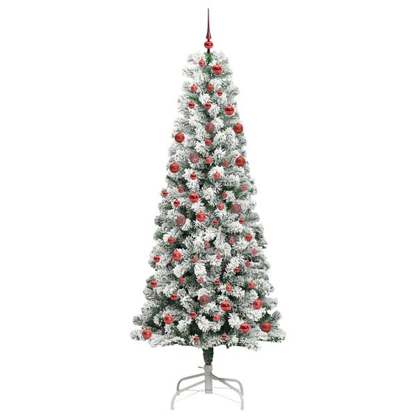 vidaXL Albero di Natale Artificiale con Rami Pieghevoli 210 cm