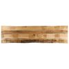 vidaXL Piano Tavolo Bordi Vivi 160x40x2,5 cm Legno di Mango Grezzo