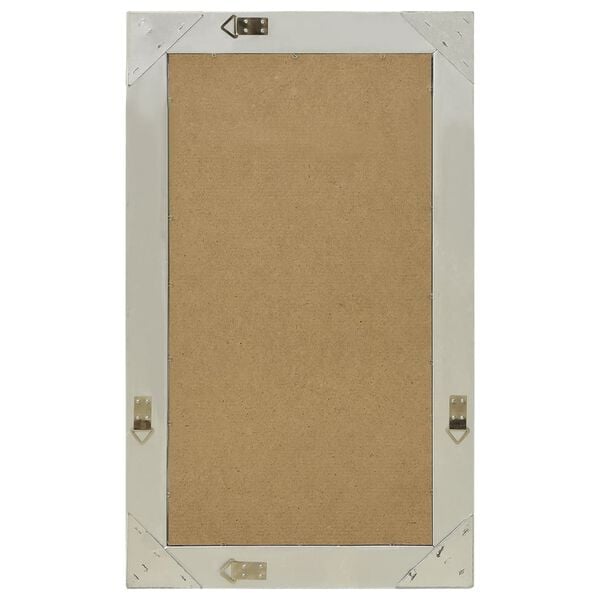 vidaXL Specchio da Parete Stile Barocco 50x80 cm Argento