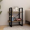 vidaXL Libreria Ambra 60x30x70 cm in Legno Massello di Pino
