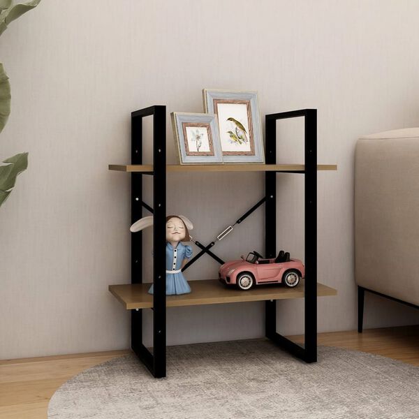 vidaXL Libreria Ambra 60x30x70 cm in Legno Massello di Pino