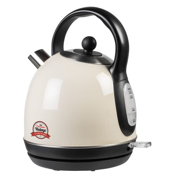 Bestron Bollitore Elettrico senza Fili AWK300RE 1,7 L 2200 W Avorio