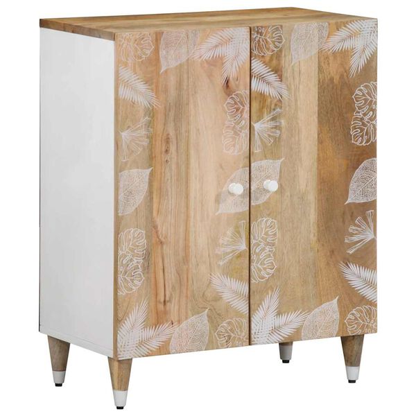 vidaXL Credenza 60x33,5x75 cm in Legno Massello di Mango