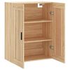 vidaXL Mobile a Parete Rovere Sonoma 69,5x34x90 cm Legno Multistrato