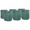 vidaXL Sacchi per Rifiuti da Giardino 12 pz 120 l Verde Polipropilene