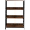 vidaXL Libreria Rovere Marrone 78,5x33x117,5 cm in Legno Multistrato