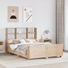 vidaXL Letto Libreria senza Materasso 120x190 cm in Legno Massello