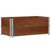 vidaXL Paretali per Pallet 2pz Marroni 100x50cm Legno Massello di Pino
