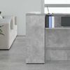 vidaXL Mobile Portaoggetti Grigio Cemento 40x45x103,5 cm in Truciolato