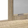 vidaXL Tavolo da Trucco con cassetto Rovere Sonoma 79 x 41 x 140 cm