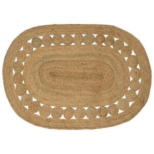 vidaXL Tappeti per area Naturale 100 x 152 cm Juta