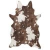 vidaXL Tappeto Marrone e Bianco 120x170cm Mucca Lavabile