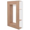 vidaXL Armadio in Legno Multistrato 106x36,5x192 cm Beige