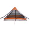 vidaXL Tenda da Campeggio 2 Persone Grigio Impermeabile