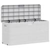 vidaXL Baule da Giardino 280 L Grigio Chiaro