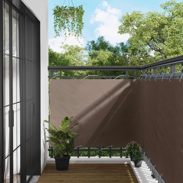 vidaXL Schermo da balcone Talpa 110 x 800 cm Tessuto Oxford