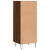 vidaXL Credenza Rovere Marrone 34,5x32,5x90 cm in Legno Multistrato