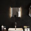 vidaXL Specchio da Bagno con Luci LED 30x30 cm