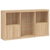 vidaXL Credenza con Luci LED Rovere Sonoma 181,5x37x100 cm