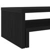 vidaXL Supporto per Monitor Rovere Nero 54x22x15 cm in Truciolato