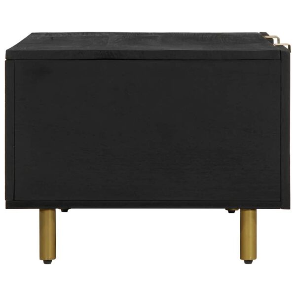 vidaXL Tavolino da Salotto Nero 100x54x40 cm in Legno Multistrato