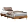 vidaXL Giroletto senza Materasso Legno Antico 100x200 cm in Truciolato
