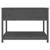 vidaXL Fioriera Mensola Grigia 111,5x111,5x81cm Legno Massello di Pino