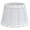 vidaXL Paralume Bianco &Oslash;30x20 cm in Vimini