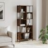 vidaXL Libreria Rovere Fumo 72x28x172 cm in Legno Multistrato