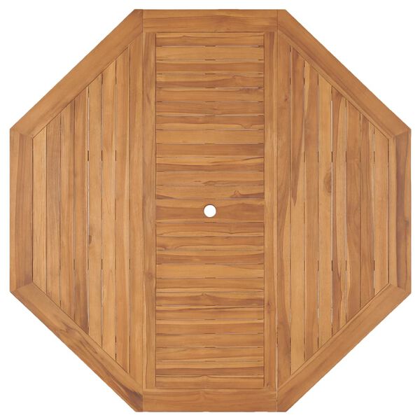 vidaXL Tavolo da Giardino 150x150x75 cm in Legno Massello di Teak