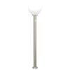 vidaXL Lampada a paletto con sensore 120 cm Acciaio Inox IP44